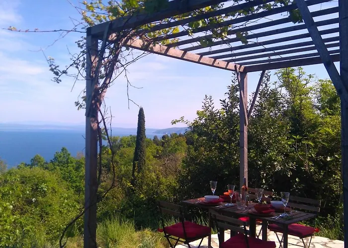 Дом отдыха Meerloft, Steinhaus Prem Mit Panorama Meerblick